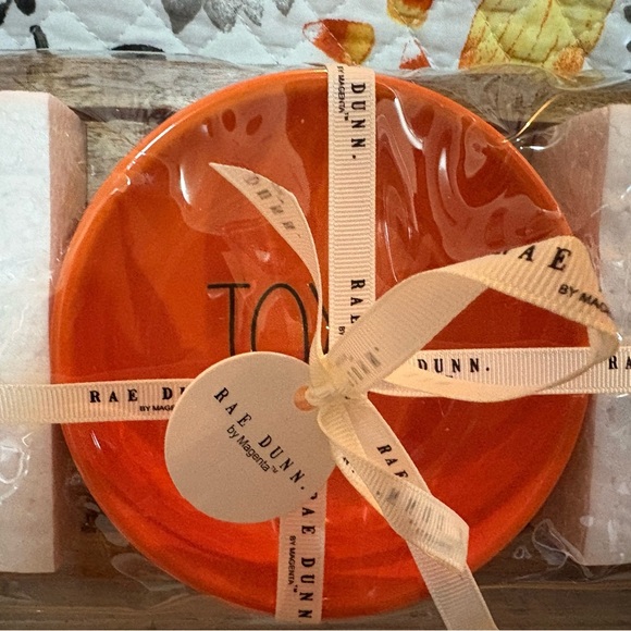 Rae Dunn Spooky Halloween Bowl Set on Wood Holder
Black and Orange - Picture 3 of 5